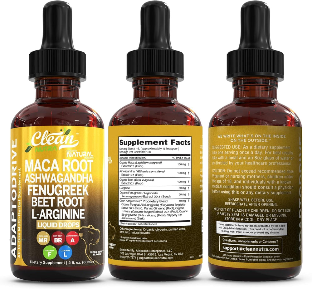 Adapto Drive — All-In-One Multi-Herbal Liquid Drops