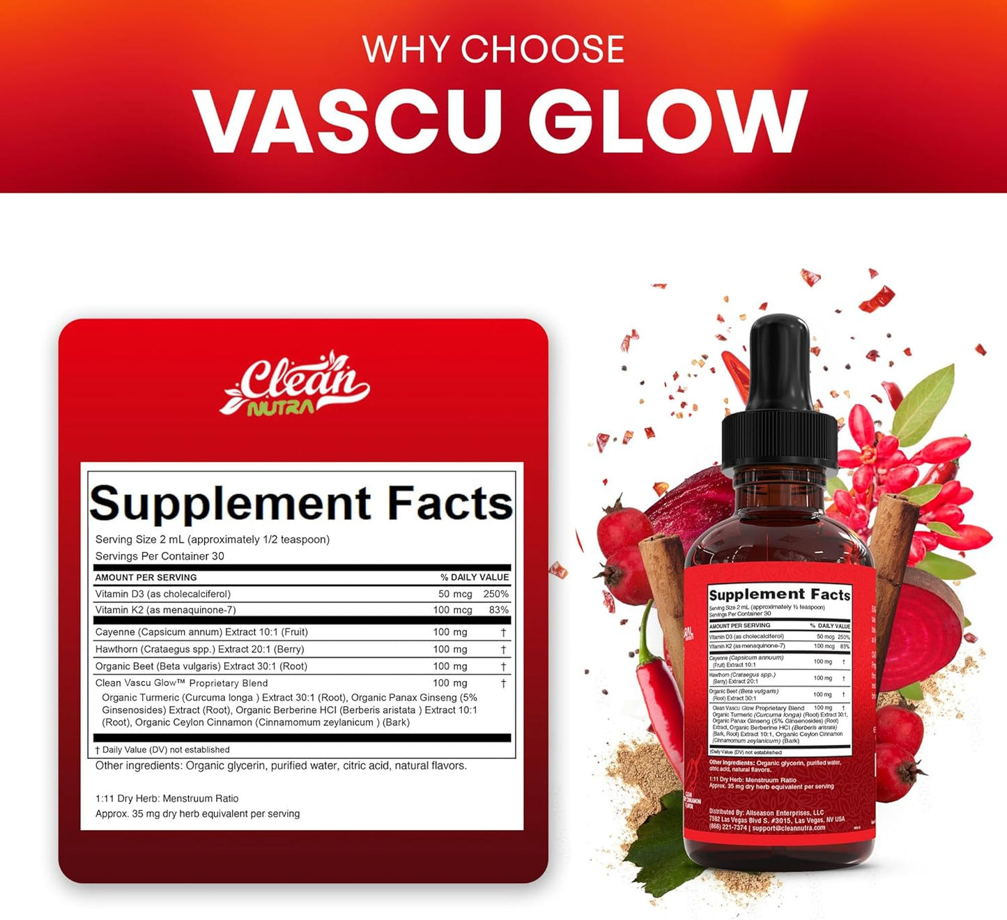 Vascu Glow Special Offer BOGO w/ Blood Flow Blueprint E-Book