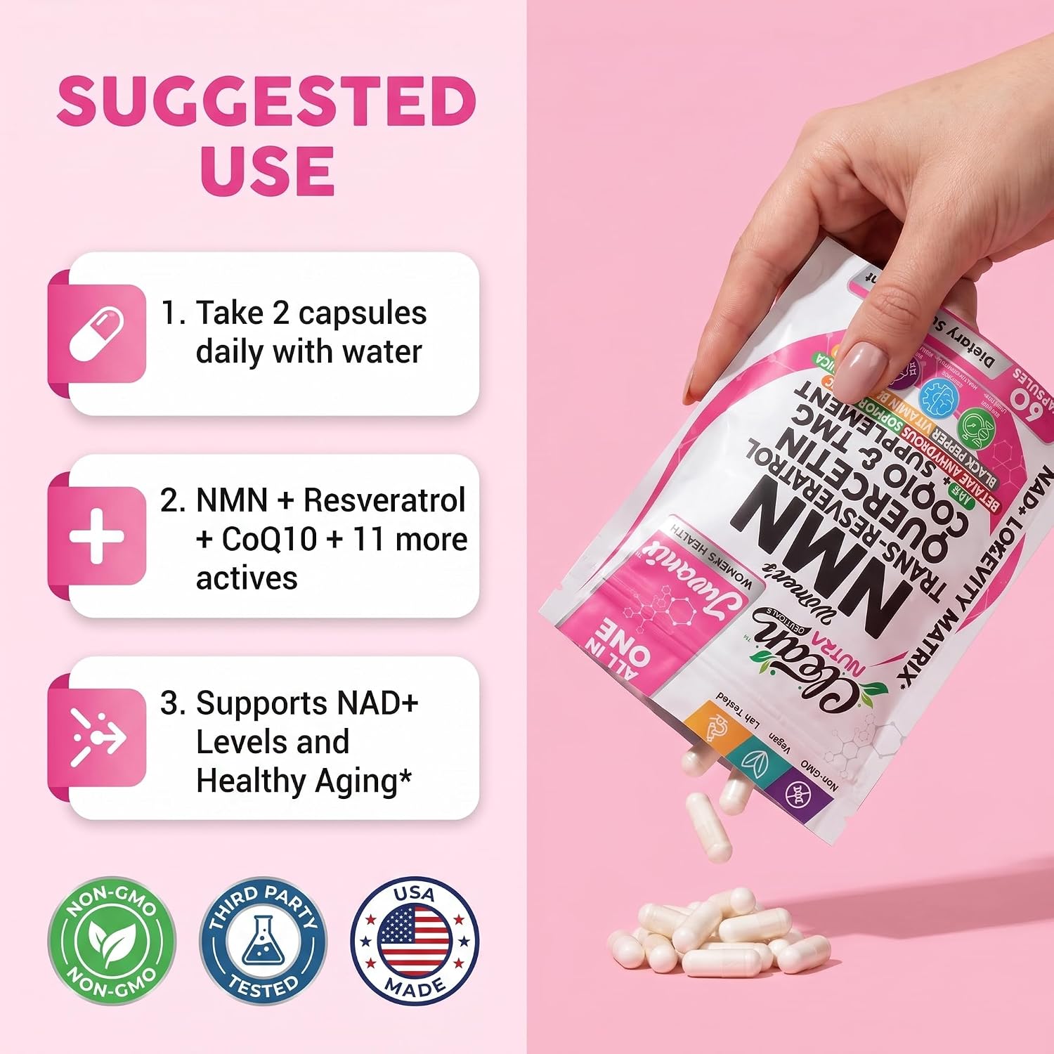 Juvanix NMN 500mg + NAD Longevity Matrix